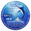 Рыболовный плетёный 12 жильный шнур 700 м. для морской рыбалки BLUE MARLIN PE12, Line № 5.0#, DIA MM 0.37, KG 34.10, 75 LB