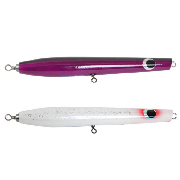 Поппер Blue Marlin DA 6043 Bomb Violet 255 мм 120 гр для ловли хищника — изображение 2