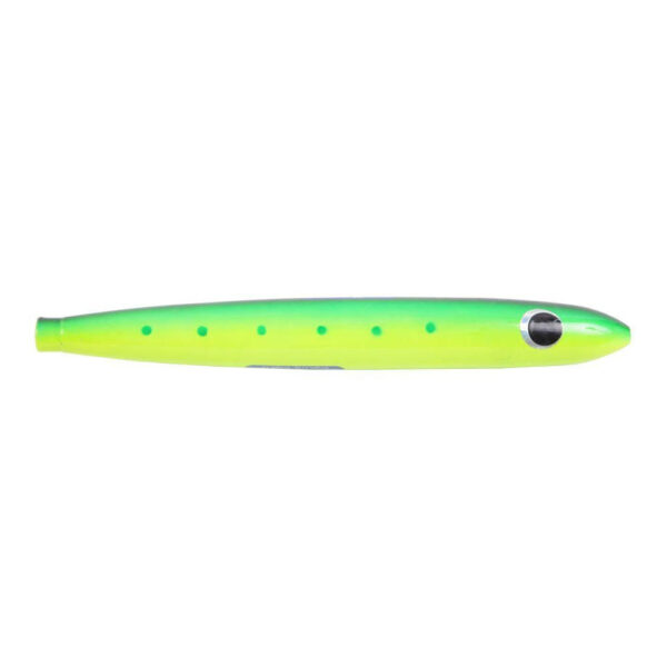 Плуг троллинговый Blue Marlin 25 см 315 гр Green Cedar Plug. Специальный крючок MUSTAD 10 0 NEEDLE EYE HOOK в подарок — изображение 2