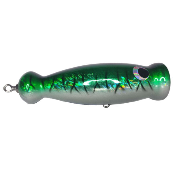 Поппер Blue Marlin GT6 Green 190 мм 220 гр для ловли хищника — изображение 3