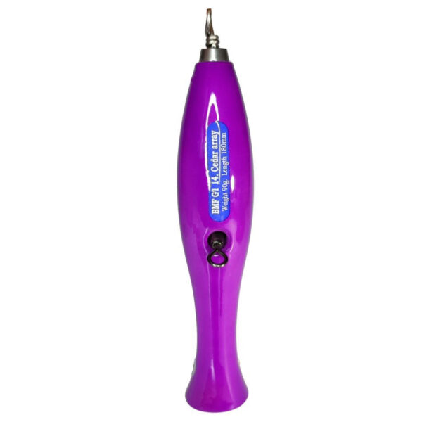 Поппер Blue Marlin GT14 Purple 180 мм 90 гр для ловли хищника — изображение 3