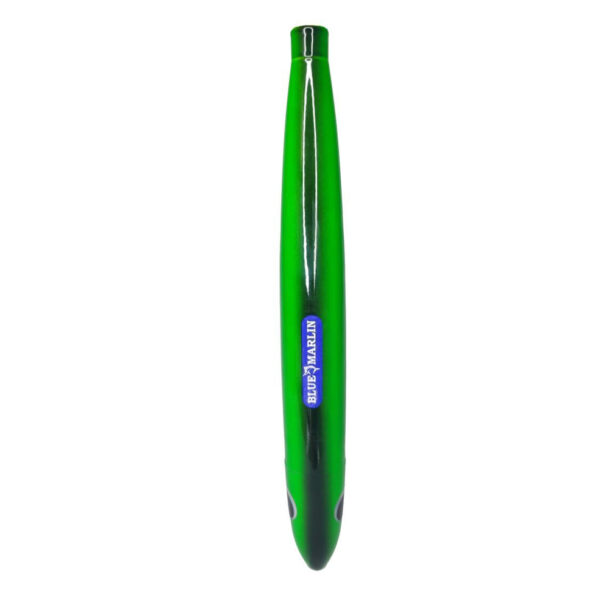 Плуг троллинговый Blue Marlin 25 см 315 гр Green Cedar Plug. Специальный крючок MUSTAD 10 0 NEEDLE EYE HOOK в подарок — изображение 5
