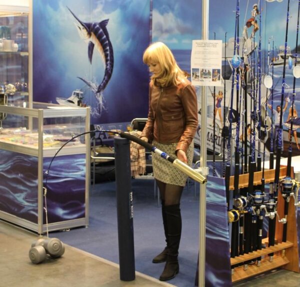 BLUE MARLIN 2105, Морское удилище, рабочая длина: 210 см , до 900 гр, 54 см в сложенном виде — изображение 6