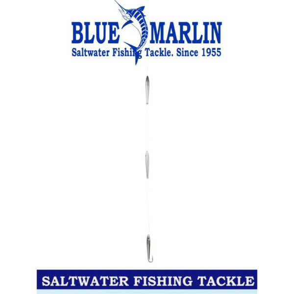 Приманка Blue Marlin Tuna 150 мм 230 г, стая кальмаров из трех штук, для пресной и соленой воды, троллинг. Серебряный — изображение 6