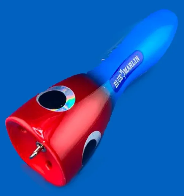 Поппер Blue Marlin GT25 RB 175мм 125гр из канадского кедра с мощной арматурой для морской рыбалки