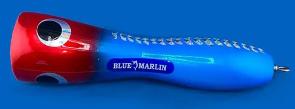 Поппер Blue Marlin GT25 RB 175мм 125гр из канадского кедра с мощной арматурой для морской рыбалки — изображение 3
