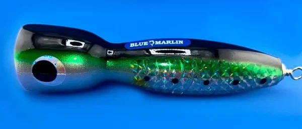 Поппер Blue Marlin GT9 Gr 100g 160mm из канадского кедра с мощной арматурой для морской рыбалки — изображение 3