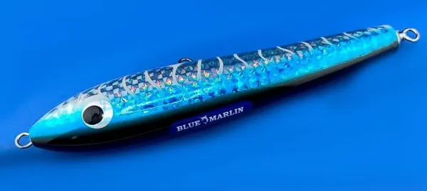 Поппер Слайдер FL15 GrBl 90g 200mm из канадского кедра с мощной арматурой для морской рыбалки — изображение 4