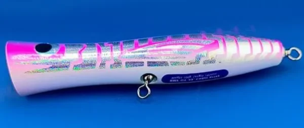 Поппер GT32 RS 100g 195 mm из канадского кедра с мощной арматурой для морской рыбалки — изображение 4
