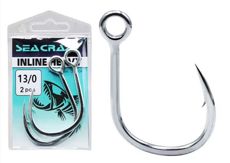 BKK Lone Diabolo Hook 13/0, 220lb - супер прочный крючок, созданный для морской рыбалки на трофейных рыб. Цена за штуку. — изображение 3