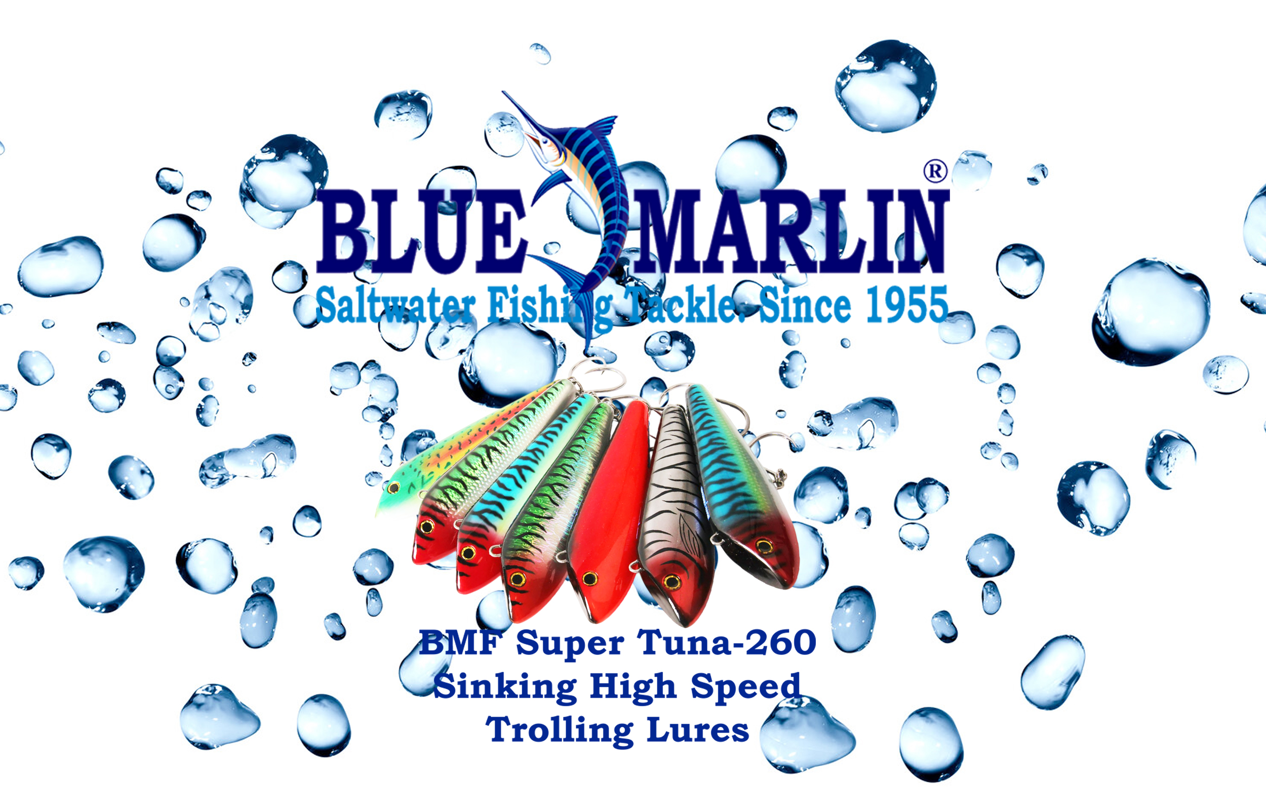 BMF Super Tuna 260 — Тонущие, высокоскоростные плуги для троллинга. Размер 26 см / 10,24 дюйма, вес 420 г / 14,8 унции, крючок BKK Lone Diabolo 13/0, 220lb. — изображение 4