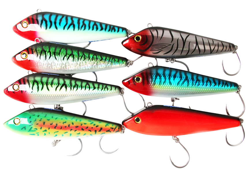 BMF Super Tuna 260 — Тонущие, высокоскоростные плуги для троллинга. Размер 26 см / 10,24 дюйма, вес 420 г / 14,8 унции, крючок BKK Lone Diabolo 13/0, 220lb. — изображение 5